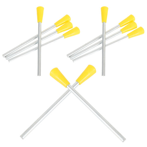30Pièces Maillets Triangle Iron Percussion Matériel Résistant Coloré 2