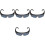 4Pièces Lunettes Protectrices Plastique Soudure Légères Multi Usage 5