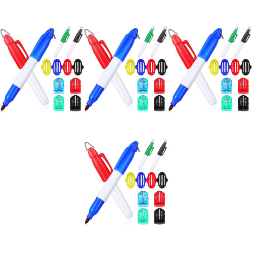 4Ensembles Marqueurs De Balle De Golf Multicolores Légers 2