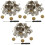 9Ensembles Boutons Jeans Réglables Alliage Solides Décoratifs 5