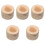 5Pièces Récipients En Bois Beige Pour De Hamsters 5