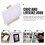 6Ensembles Support Chevalet Bois Portable Pour Peinture Décoration 8