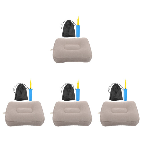 4Ensembles Repose-Pieds Confortables Gonflables Pour Et Voyage 2