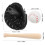 4Ensembles Petits Accessoires Baseball En ABS Noir Pour Jeu Miniature 10