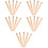 25Pièces Porte-Plume En Bois Kaki Pour Usage 7