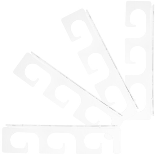 2Paires Supports Canne À En Transparent Pour Garage