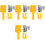 4Ensembles Kit De Forets Durs Bois Calibrage Précis Portatif 4