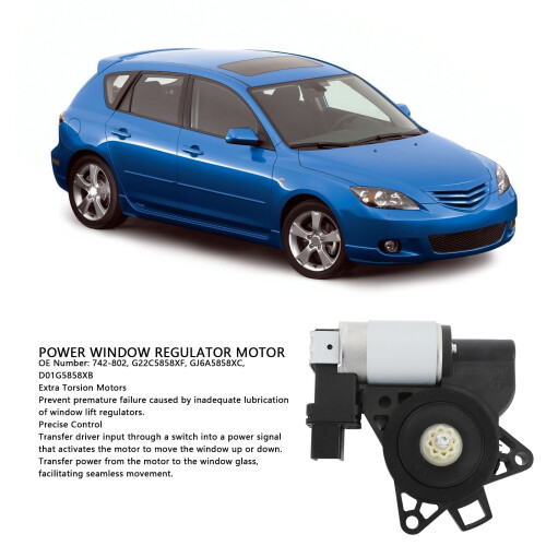 Motor de elevación de ventanilla eléctrica 742-802 para RX-8/CX-9 2
