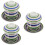 3Pièces Casseroles À Ragoût En Céramique Multi Couleurs Usages Variés 8