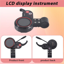 QS-S4 48V-60V Thumb Throttle LCD Display Meter for Zero 8 9 10 8X 10X Electric Scooter 6PIN Display Accessories