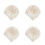 4Pièces Turbans Bébé Beige Polyester Décor Floral Style Adorable 9