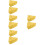 8Pièces Miniatures Fromage Factice Résine Décoration Polyvalente 9