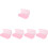 5Pièces Boîte Rose En PP Pour Outils Et Désinfection 7