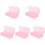 5Pièces Boîte Rose En PP Pour Outils Et Désinfection 4