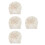 4Pièces Turbans Bébé Beige Polyester Décor Floral Style Adorable 7