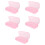 5Pièces Boîte Rose En PP Pour Outils Et Désinfection 9