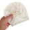 4Pièces Turbans Bébé Beige Polyester Décor Floral Style Adorable 10