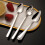 6Pièces Cuillères Bébé Gratte-Purée Fruit Dessert Argents 4