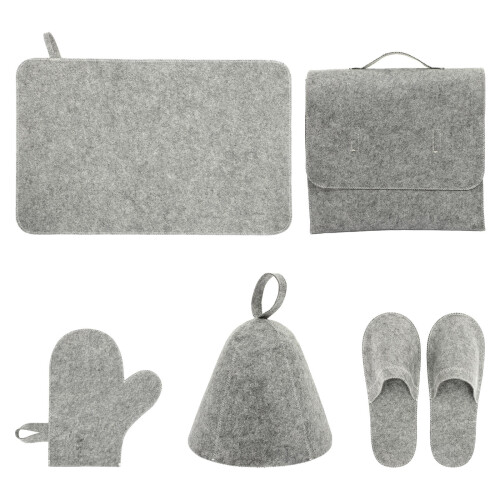 2Ensembles Bonnets Sauna Feutre Design Pratique 1