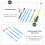 9Pièces Outils Acier Double-Embout Pour Joint Carrelage 8