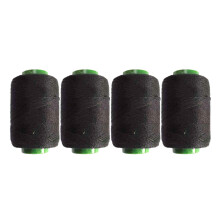 12Pcs Black Wig Sewing Thread Polyester Core Durable for Dressmaking