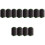 12Pcs Black Wig Sewing Thread Polyester Core Durable for Dressmaking 3
