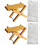 2Pièces Siège Guitare Pliable Bois Portable Marron 7