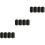 12Pcs Black Wig Sewing Thread Polyester Core Durable for Dressmaking 5