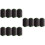 12Pcs Black Wig Sewing Thread Polyester Core Durable for Dressmaking 7