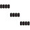12Pcs Black Wig Sewing Thread Polyester Core Durable for Dressmaking 9