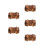 5Pcs Violet Wooden Puzzle Box Collection Mind Teaser Challenge 2