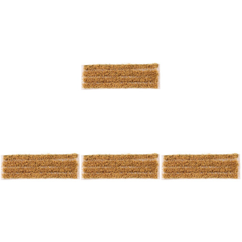 4Sets Simulation Golden Static Grass Strip Models for Model Scenery 1