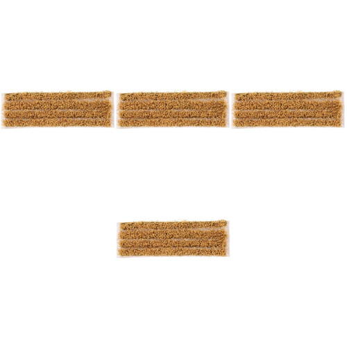 4Sets Simulation Golden Static Grass Strip Models for Model Scenery 2