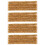 4Sets Simulation Golden Static Grass Strip Models for Model Scenery 8