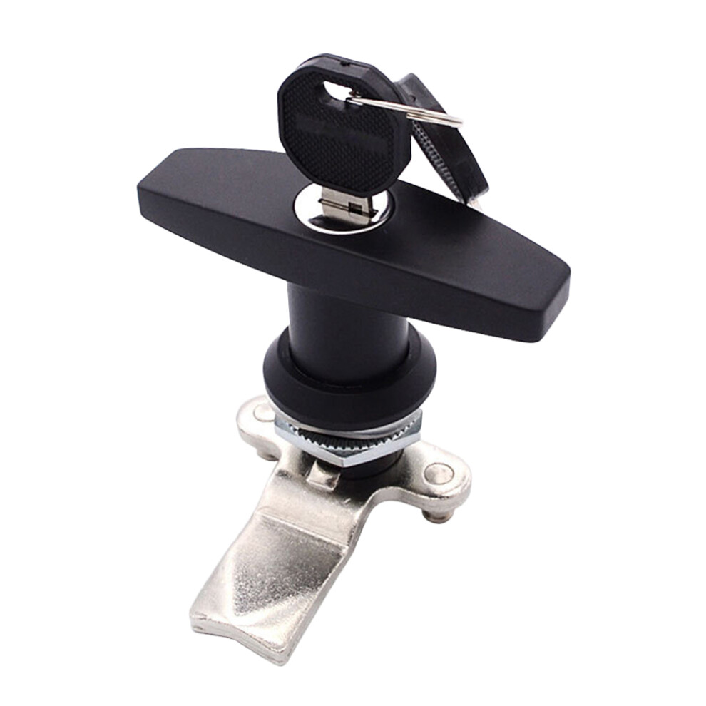 3Pcs Durable Black Handle Cabinet Lock With Key For Toolboxes And Rv 3414215601919