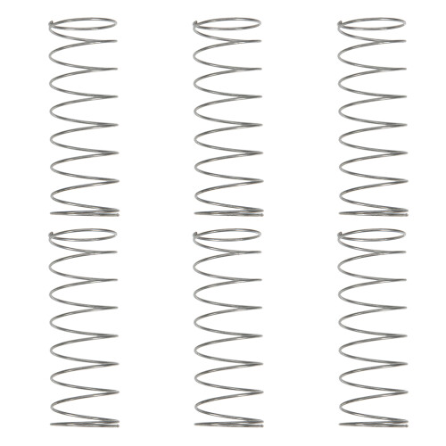 12Pcs Durable Silver Stainless Steel Trumpet Button Spring Fitting Set 1