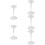 5Pcs Silver Menu Card Holder Stable Tabletop Place and Number Clips 11