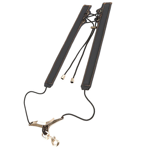 2Pcs Black Adjustable Saxophone Shoulder Strap Durable Padded Sax Belt 2