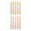 10Pcs Beige Wooden Handles for Garden Tools Replacement Durable Grip 8