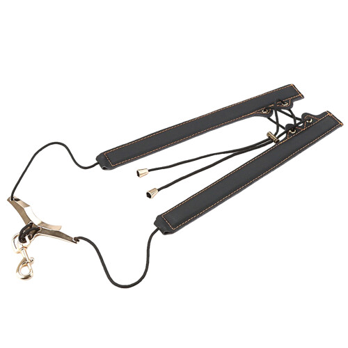 2Pcs Black Adjustable Saxophone Shoulder Strap Durable Padded Sax Belt 1