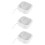 3Pcs Durable Case Braces Holder Portable White Storage 2