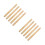 10Pcs Beige Wooden Handles for Garden Tools Replacement Durable Grip 4