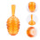 60Pcs Brown Plastic Honeycomb Lip Balm Bottles Leak-Proof DIY Use 11