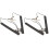 2Pcs Black Adjustable Saxophone Shoulder Strap Durable Padded Sax Belt 4