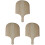 3Pcs Wooden Pizza Pan Peel Beige Non-Stick Baking Tool 2
