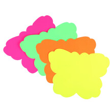200Pcs Practical Paper Commodity Price Signs Assorted Colors