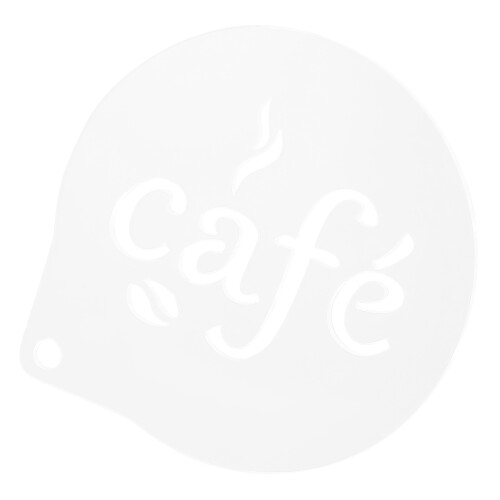 3Pcs Reusable Acrylic Coffee Latte Stencils for Baking and Decorating