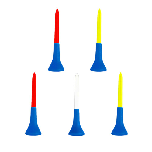 15Pcs Assorted Color Golfing Tee Set Durable Outdoor Golfing Accessory 1