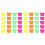 200Pcs Practical Paper Commodity Price Signs Assorted Colors 3