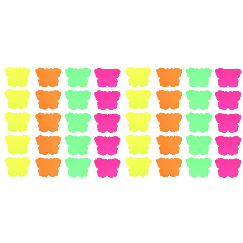 200Pcs Practical Paper Commodity Price Signs Assorted Colors 2